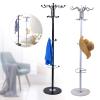 LEYSRIS 4 Layer Metal Coat Tree, 67" Black Coat Racks Hat Holder Hanger Rack with Hooks, Bedroom Entryway coat Hat Stand for Clothes, Jacket Scarf view 2