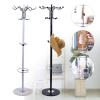 LEYSRIS 4 Layer Metal Coat Tree, 67" Black Coat Racks Hat Holder Hanger Rack with Hooks, Bedroom Entryway coat Hat Stand for Clothes, Jacket Scarf view 3