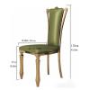 Classic Dining Chairs Stainless Steel Dining Chairs Comfortable Leisure Padded Chairs Nordic Style Kitchen Chair for Home Living Room Side Chair Stable Load-Bearing view 2
