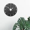 ArogGeld Barbell Standrd Wall Clock Gym 10 Inch Large Wall Clocks Battery Operated Barbell Weight Plate Wall Hanging Art Modern Home Gym Decor for Living Room Kitchen Bedroom Office view 2