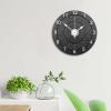 ArogGeld Barbell Standrd Wall Clock Gym 10 Inch Large Wall Clocks Battery Operated Barbell Weight Plate Wall Hanging Art Modern Home Gym Decor for Living Room Kitchen Bedroom Office view 3