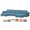 Custom Made NORSBORG Sectional Couch Velvet Replacement Cover Fits IKEA Norsborg 2 Seat with 2 Chaise Lounges Sofa,Only Cover. (Moon Orchid) view 1