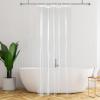AooHome Stall Clear Plastic Shower Curtain Liner, 36x72 Premium Light Weight EVA 4G Plastic Bathroom Shower Liner with Rustproof Metal Grommets and 3 Magnets for Shower Stall(No Hooks) view 1