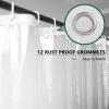 AooHome Stall Clear Plastic Shower Curtain Liner, 36x72 Premium Light Weight EVA 4G Plastic Bathroom Shower Liner with Rustproof Metal Grommets and 3 Magnets for Shower Stall(No Hooks) view 3