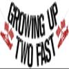 Growing Up Two Fast Banner, Two Curious Birthday Decorations, Racing Party Second Birthday Supplies, Black Red Glitter view 1