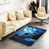 Erosebridal Teens Game Area Rug 5x6'6'', Kids Video Games Carpet for Boys Girls Youth Joystick Player Novelty Gamer Decorative Rug Gamepad Area Runner Rug Mat for Bedroom Living Room Bedside, Blue view 3