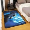 Erosebridal Teens Game Area Rug 5x6'6'', Kids Video Games Carpet for Boys Girls Youth Joystick Player Novelty Gamer Decorative Rug Gamepad Area Runner Rug Mat for Bedroom Living Room Bedside, Blue view 4