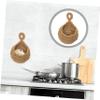 ifundom 3pcs Handwoven Wall Hanging Fruit and Vegetable Basket Rope Storage for Home for Organizing Fruits and Vegetables for Kitchen and Living Space view 2