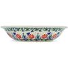 Polmedia Polish Pottery Pasta Bowl 9-inch - Last Summer Flowers Pattern Handmade in Boleslawiec Poland + Certificate of Authenticity view 3