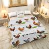 ZOCHOTEN Flower Chicken Personalized Custom Blanket, Funny Chicken Printed Throw Blanket for Toddler/Pets, 30"x40", Multicolor view 2