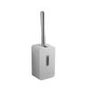 RUTAVM Toilet Brush Creative Nail-Free Wall-Mounted Household Toilet Brush Set Upscale Hotel and Club Stainless Steel Handle for Bathroom view 1