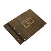 Wooden Menu, Menu, Menu Cover, Restaurant Menu Cover, FREE ENGRAVING (Letter paper size, wenge dark) view 1