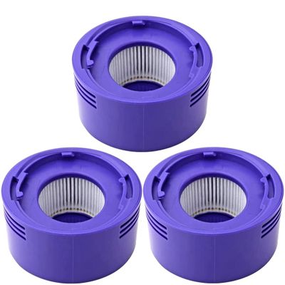 3 Pack Goodsby Replacement Post Motor HEPA Filter for Dyson V7 V8 SV10 SV11 Absolute Animal Motorhead Vacuum Cleaner Part # 967478-01