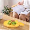 Anneome Dumpling Plate Sauce Dish Wide Use Serving Tray for Restaurants Homes and Parties view 3
