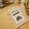 Wooden Menu, Menu, Menu Cover, Restaurant Menu Cover, FREE ENGRAVING (Legal paper size, chestnut) view 4