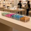 Marketing Holders Clear Acrylic Display Tray 5 Compartment 19.5" Rectangular Countertop Organizer for Retail Products Candy Bulk Items and Small Parts Storage view 2