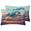 Nature Sheets California King, Abstract Boho Bed Sheets, Patterned Bedding Sheets & Pillowcases 4 Piece Set - Soft Microfiber Deep Pocket Fitted Sheet & Flat Sheet & 2 Pillow Cases view 3