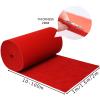 Wedding Aisle Runner Rug Red Walkway Carpet Event Carpet Mat Non-Slip Runway Rug Roll for Party Beach Indoor Outdoor Decoration, Cuttable Polyester 10m 20m (Size : 1.2x20m) view 2