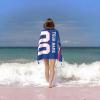 Cokpet Custom Buffalo Beach Towel, Personalized Beach Towels with Name and Number, Customized Beach Towels Gifts for Men Women Fans 32 X 52 Inch view 4