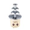 Chocolate Fountain Small Chocolate Fountain Machine for Melting Chocolate Stainless Steel Heated Basin Chocolate Fountain for Kids and Parties Easy to Assemble 3-Tiers view 1