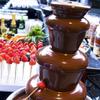 Chocolate Fountain Small Chocolate Fountain Machine for Melting Chocolate Stainless Steel Heated Basin Chocolate Fountain for Kids and Parties Easy to Assemble 3-Tiers view 3