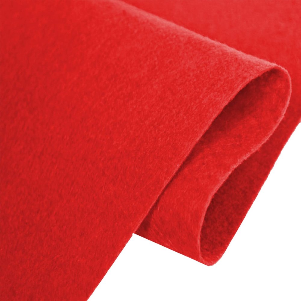 Red Wedding Runway Carpet 2mm Thick Polyester Aisle Runner Mat, Non-Slip Wear-Resistant Stairway Rug for Wedding Christmas Party Prom Outdoor Beach Decoration (Size : 1x30m)