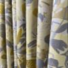 Yellow Window Curtains Drapes for Living Room 120 Inch Length 1 Panel Set Long Cotton Linen Textured Floral Jacquard Semi Blackout Farmhouse Darkening Curtain for Bedroom (Grommet, 100"W x 120"L) view 2