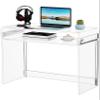 solaround Acrylic Desk Laptop Study Table Home Office Console Table Entrance Tables, 33.5'' x 15.7'' x 29.5'' (Clear) view 1