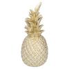 Resin Pineapple Decoration Pineapple Sculpture Nordic Style Desk Decorative Statue Resin Fruit Decor with Bottom Foot Pad Gold Pineapples for Living Room Bedroom Office(Gold) view 1