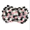 Abstract Table Placemats for Dining Table Set of 4,Cotton Linen Cloth Kitchen Place Mats with Pocket,Burlap Square/Rectangle/Round/Oblong Table Food Mat,Modernn Abstract Middle Century Pink Grey Black view 1