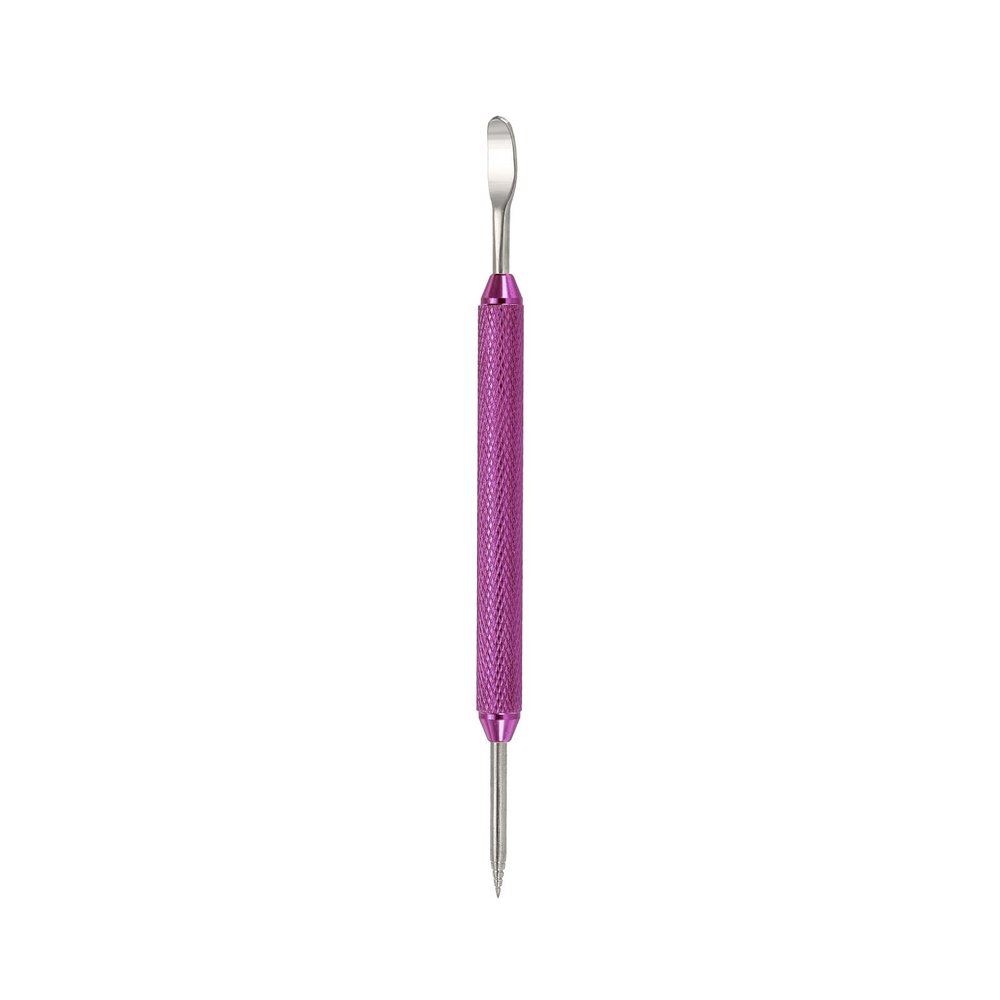 PATIKIL Coffee Art Pen Pattern Carved Needle 5.31 Inch Stainless Steel for Cafe Kitchen Purple
