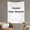 Arrebolart Custom Tapestry, Upload Image Text Banner to Customized Personalized Tapestry Wall Hanging for Bedroom, Aesthetic Teen Girl Make Your Own Custom Wall Decor Tapestry 36x60 inch Vertical view 2