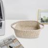 ABenkle Small Storage Basket, Mini Basket, Cute Tiny Cotton Rope Woven Basket, Shelf Basket, Boho Decorative Toy Dog Cat Basket for Nursery, Bedroom, Spa, Empty Gift Basket - XS, Mixed Brown view 4