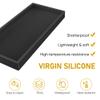EG-SIPRO Silicone Bathroom Tray, Shatterproof, Black, Rectangular, 10.6 x 5.1 Inches view 4