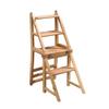Folding Ladder Stool Flower Shelf Household Indoor Ascend Stepladder Multi-Function Dining/Stair Chair/Step Stool/B view 1