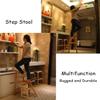 Folding Ladder Stool Flower Shelf Household Indoor Ascend Stepladder Multi-Function Dining/Stair Chair/Step Stool/B view 4
