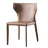 Classic Dining Chairs Comfortable Dining Chairs Saddle Leather Kitchen Chair Fashionable Simple Side Chair for Cafe Living Room Dining Room Chairs Stable Load-Bearing view 1