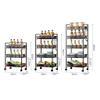 JATIBOSH Kitchen Storage Trolley Shelf Trolley Trolley Rack Household Trolley Kitchen Storage Multi-Function Movable Multilayer view 2