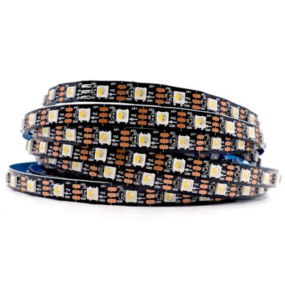 DC5V SK6812 (Similar WS2812B) RGBW RGB+Neutral White 60leds/Pixels/m LED Strip Light Individually Addressable 4Color in 1LED Non-Waterproof (16.4ft(5m) 300leds, IP30) (No Adapter or Controller)