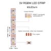 DC5V SK6812 (Similar WS2812B) RGBW RGB+Neutral White 60leds/Pixels/m LED Strip Light Individually Addressable 4Color in 1LED Non-Waterproof (16.4ft(5m) 300leds, IP30) (No Adapter or Controller) view 2