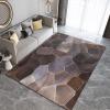 Brown Irregular Pattern Area Rug, Retro Classic Distressed Indoor Rug, Corridor Rug Machine Washable Pet Friendly Easy Care Non Slip for Living Room Bedroom Dining Room Kids Room - 60"W x 72"L view 4