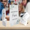 How Many Kisses Are in the Jar Game-1 Standing Sign and 50 Guessing Cards, Greenery Bridal Shower Games, Baby Shower Sign, Baby Shower Favors and Weddings Party Decoration-03 view 2