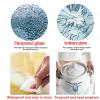 WORDFUN Glass Dining Table Top, Round Glass Table Tops, 1/4" Thick Tempered Polished Edge, Rubber Antis Slip Pads, for Dining Table, Round Table Glass view 4