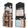 EXLIFBAG Wrapping Paper Storage, Gift Wrap Organizer Holder Double-Sided Hanging Gift Bag Storage Organizer view 1