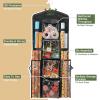 EXLIFBAG Wrapping Paper Storage, Gift Wrap Organizer Holder Double-Sided Hanging Gift Bag Storage Organizer view 2