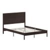 Flash Furniture Asher Solid Wood Platform Bed with Wooden Slats and Headboard, No Box Spring Needed, Queen Size, Dark Brown view 3