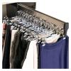 Steel Pull-out Clothes Rail 30-80 Cm, Retractable Clothes Hanger With Rails, Storage Rack For Trousers And Coats, Load Capacity 25kg (Size : 300mm/11.8inch) view 1