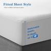 Zipper Encasement Mattress Protector - Queen Size Zipper Mattress Protectort 14 Inch Deep Pocket - Encasement Style Mattress Protector Zipper Fitted Sheet (White) view 3