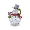 Swarovski Holiday Cheers Dulcis Snowman Figurine, Clear Crystals, Part of The Holiday Cheers Collection view 1