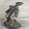Abstract Woman Nude Girl Bronze Statue Art Deco Sculpture Figurine Figure Decorative Statues Deal by Bronze Corner view 1